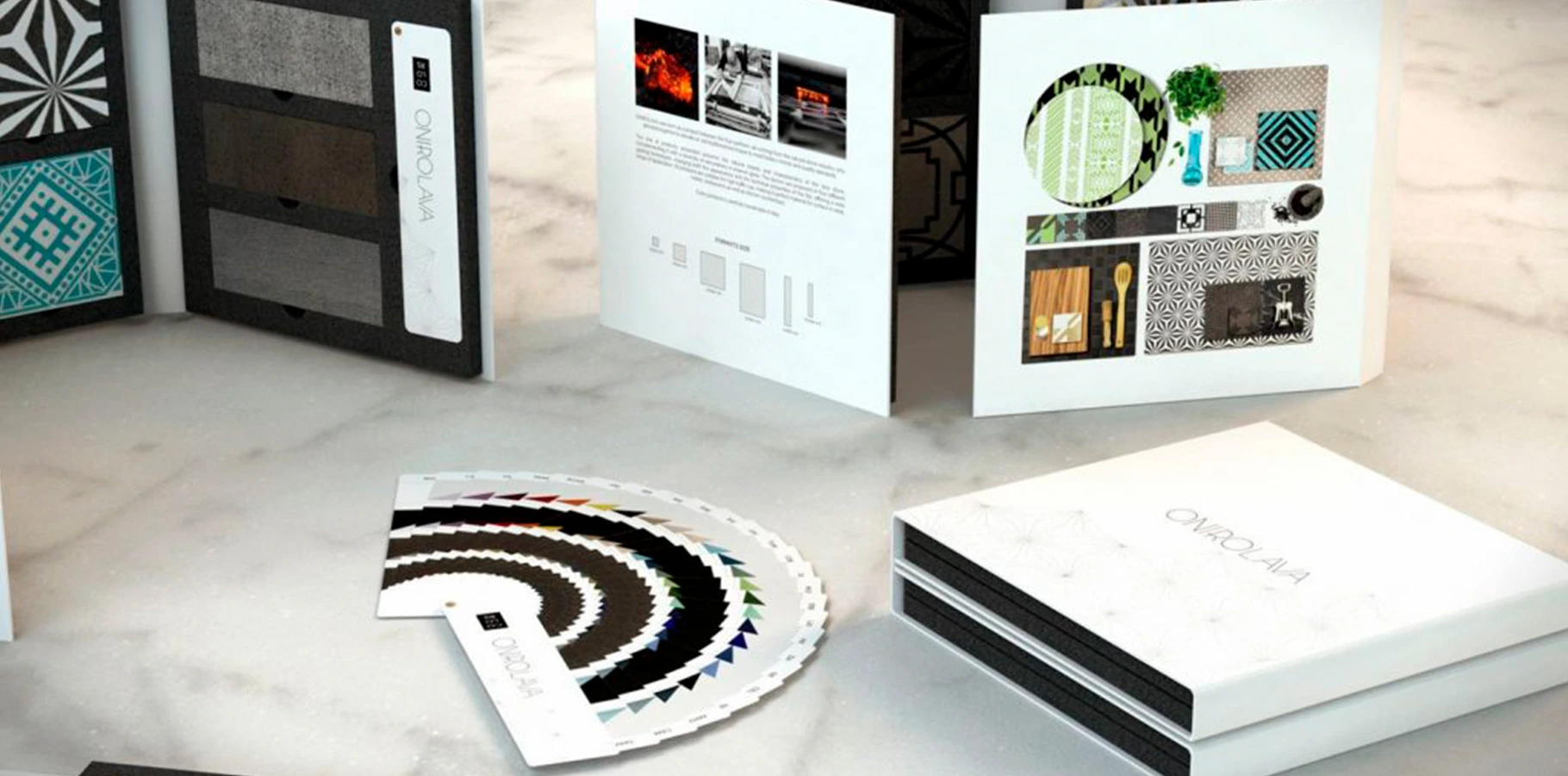 Dirección de arte y branding conceptual material promocional o'niro veroma